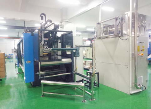 Application of specialized crusher for thermoforming cup making